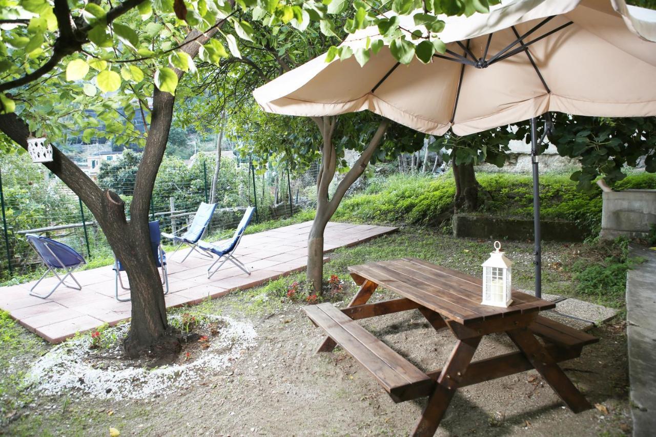 Casa Rosa Appartamento Con Giardino Cetara Exteriör bild